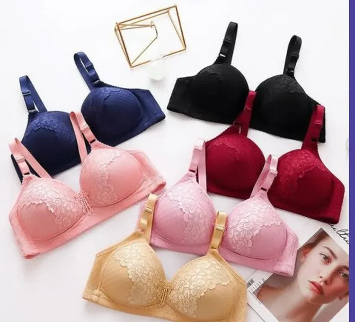 Bra for Women Ladies and Girls Foam Bra Random Colours and Pattern Brazier Blouse