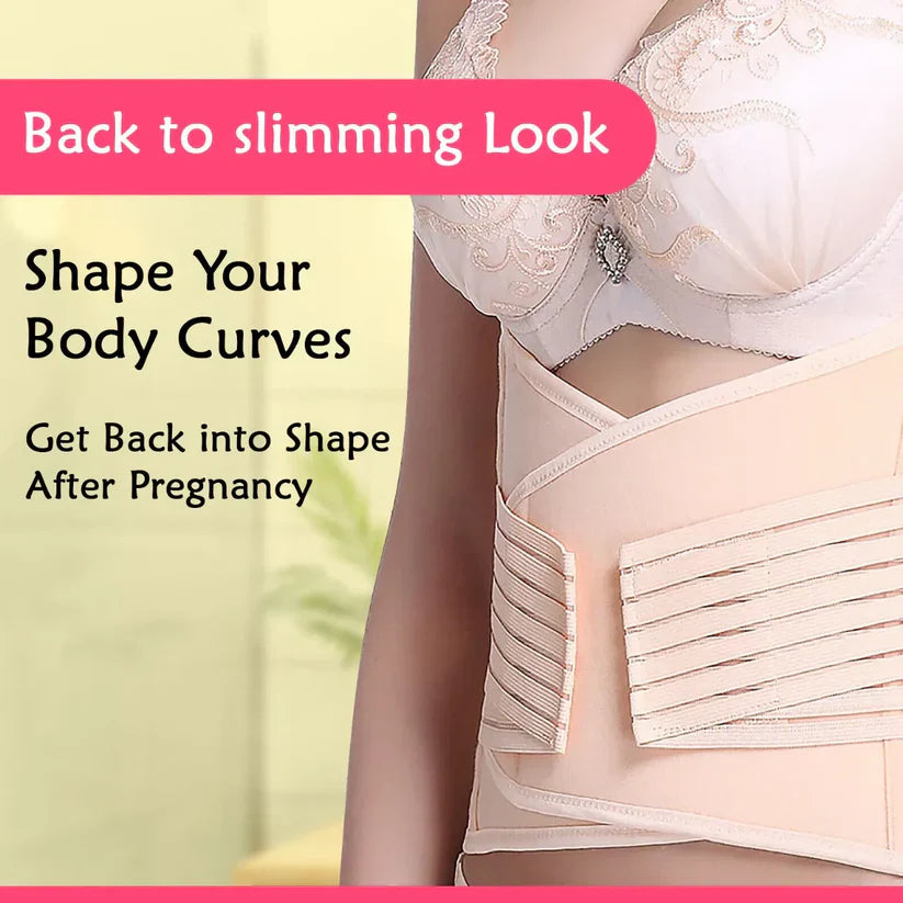 Belly Belt Waist Fit 3 in 1 Postpartum Recovery Body Fiter (Slimming Maternity Belly Fiter)